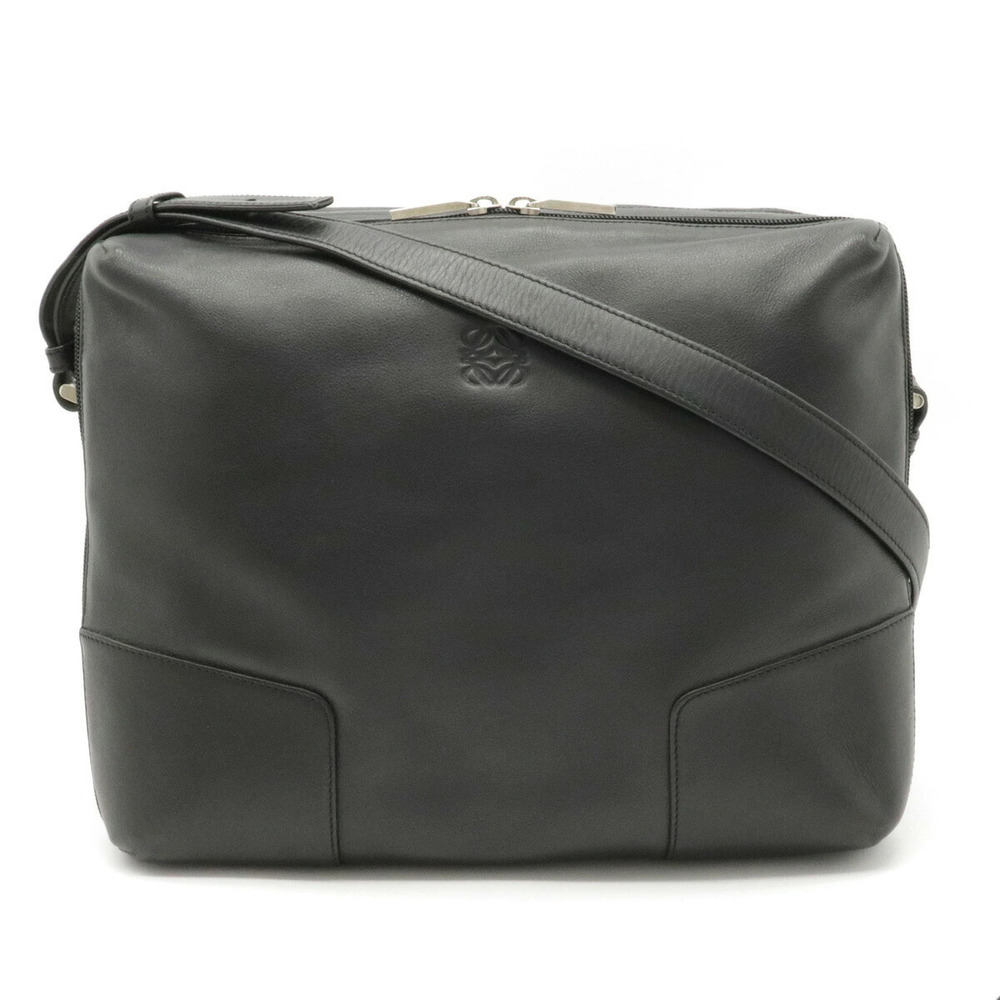 Loewe Anagram Messenger Crossbody Leather Black